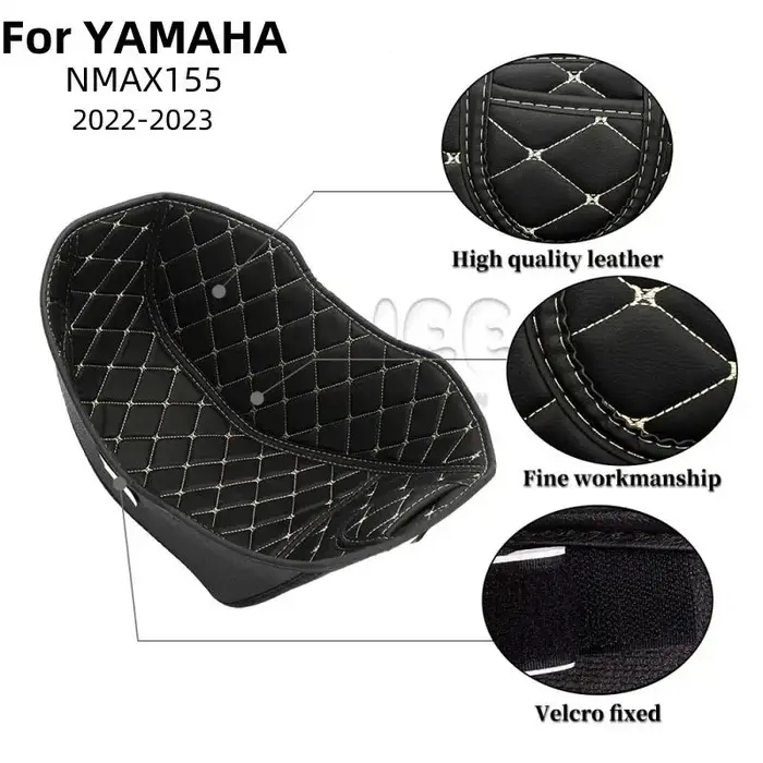 Doublure de coffre de moto pour Yamaha NPrévention axes 22-23, coussin de siège protecteur, boîte de