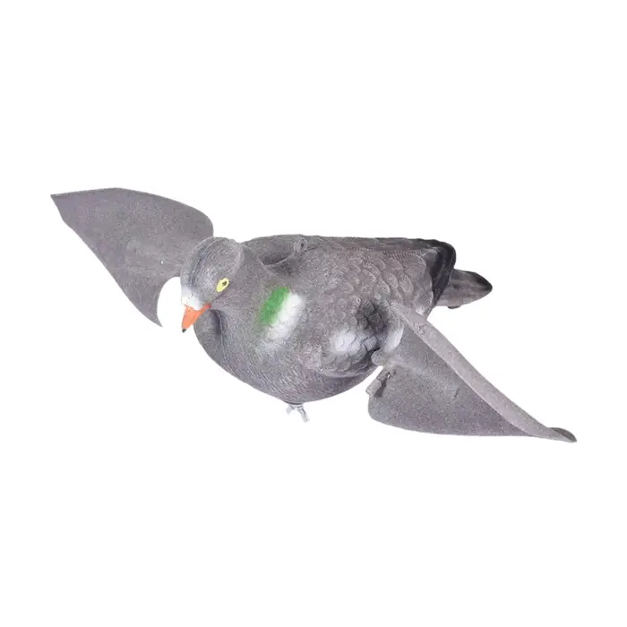 Leurre pigeon à ailes tournantes pour jardin et extérieur - Décoration réaliste