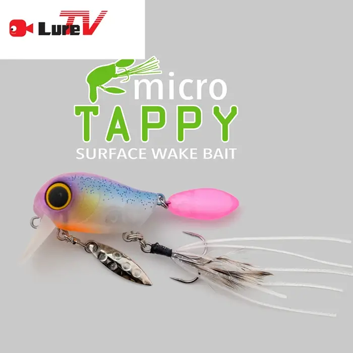 Luretv Jackall SAME STYLE 1 pièces leurre de surface d'eau MICRO TAPPY flottant rock gros gars