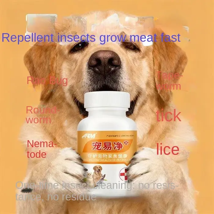 Déparasitage et élimination des acariens pour animaux de compagnie, nématodes, vers ronds, acariens,