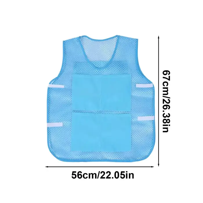 Gilet rafraîchissant, vêtement de refroidissement corporel avec 8 pochettes de glace, gadgets de ref