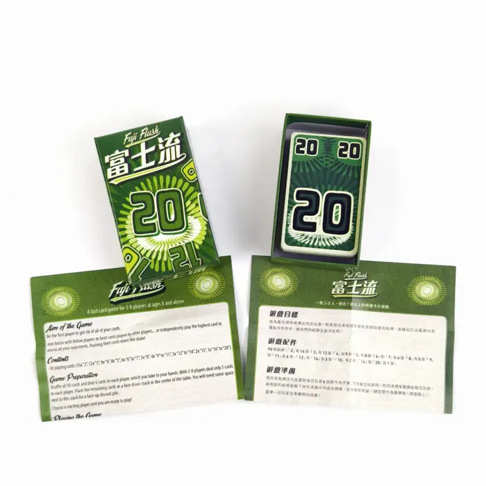 Jeu de cartes Fuji Affleurant rapide et amusant pour 3 à 8 joueurs occasions spéciales soirée familiale anniversaire fête de fin d'année