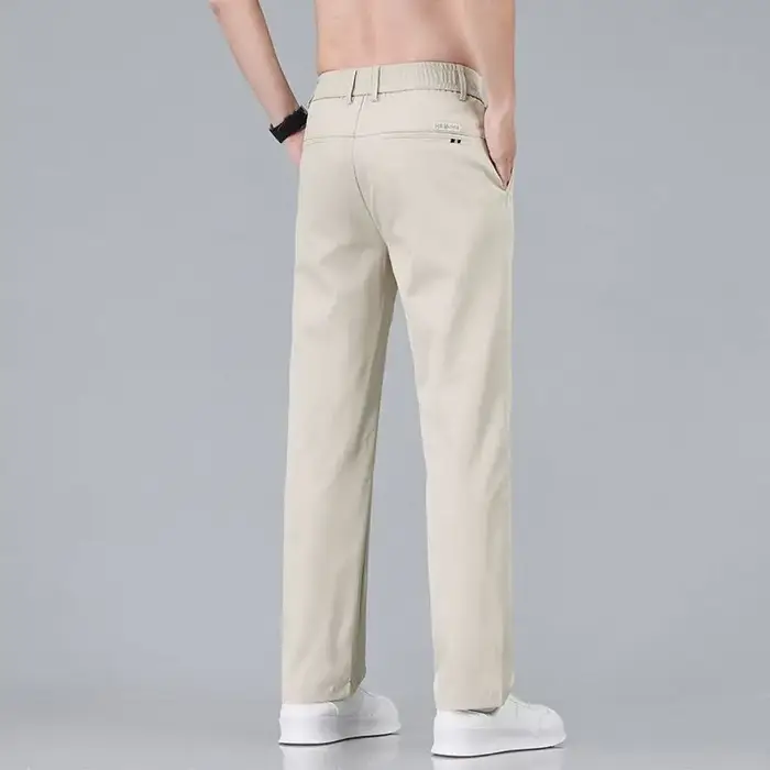 2025 nouveaux hommes classique couleur unie été 3 couleurs pantalons décontractés affaires mode Stre
