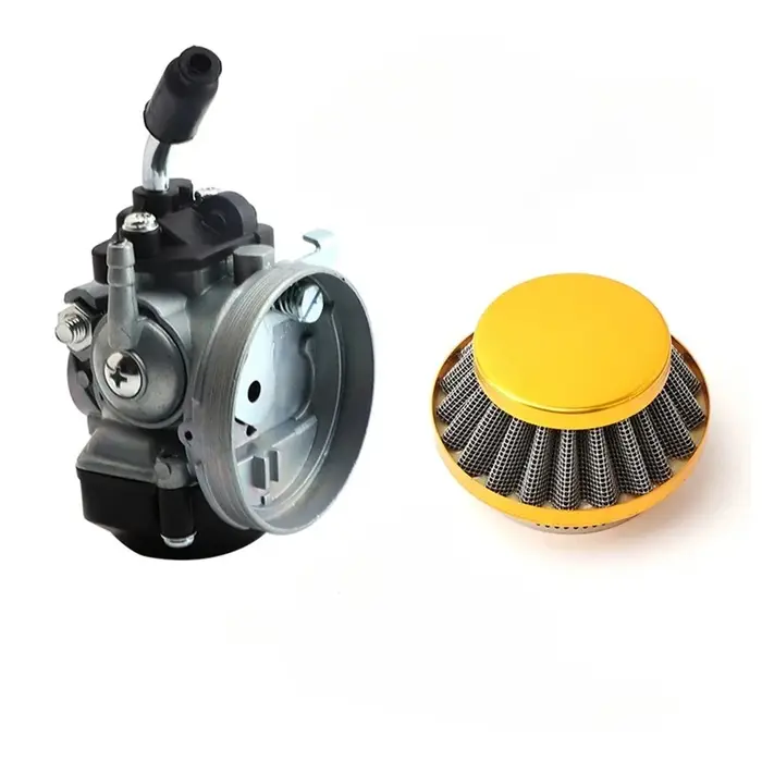 Carburateur de course avec filtre à air pour moteur 2 temps, vélo motorisé, 49cc, 66cc, 70cc, 80cc