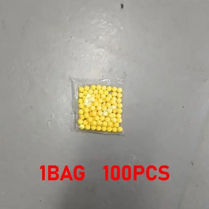 Balles en caoutchouc souple BB Bomb6mm 7mm, balles en caoutchouc élastique 7-8mm pour pistolet jouet
