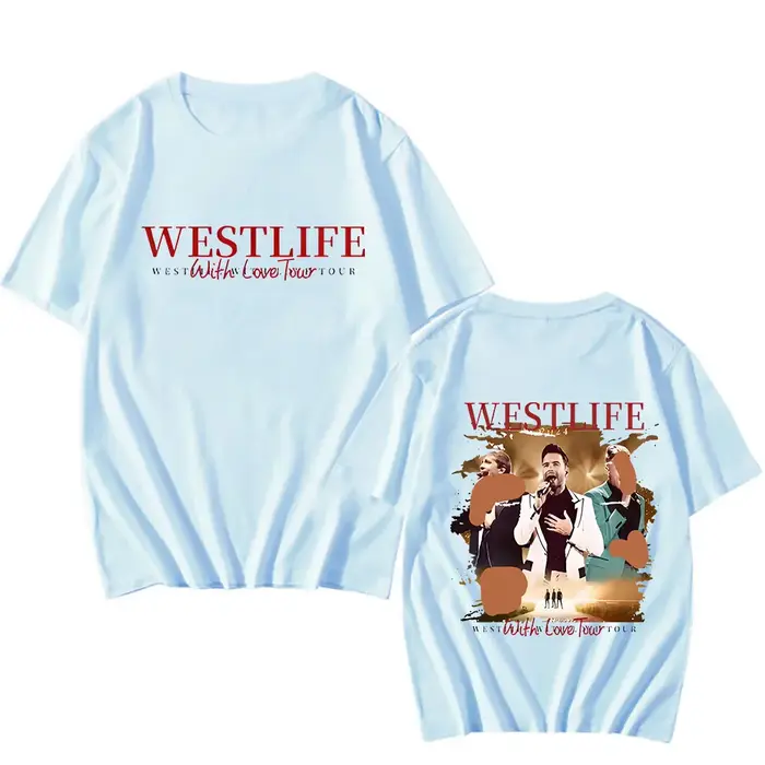 West Life-T-Shirt à Manches Courtes pour Homme