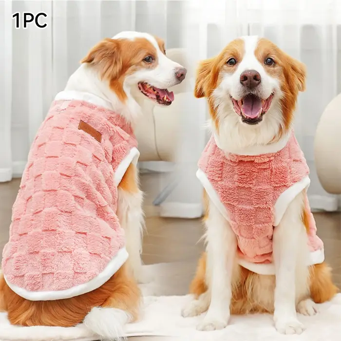 Vêtements pour grands chiens, pull chaud d'hiver, taille S-6XL, vêtements pour animaux de compagnie,