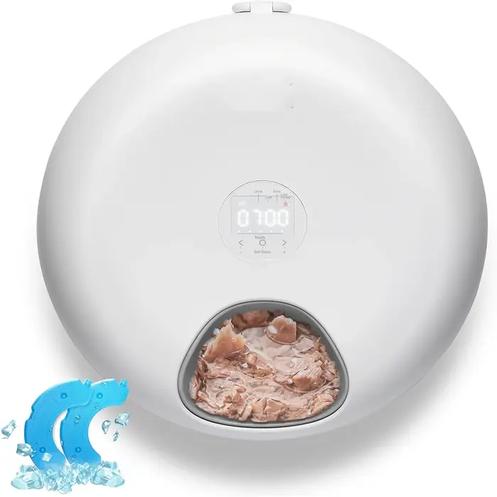 Distributeur automatique de nourriture humide rechargeable pour chats et chiens, distributeur intell