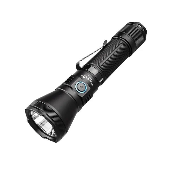 Lampe de poche LED aste avec chargement USB, torche d'autodéfense IP68, olla fire T40R, 1800 lumens,