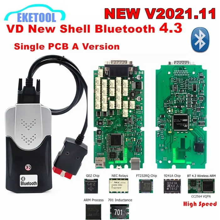 A + qualité V2021.11 V2020.23 Multidiag Pro + VD150 carte PCB unique TCS Pro Scanner lecteur de Code