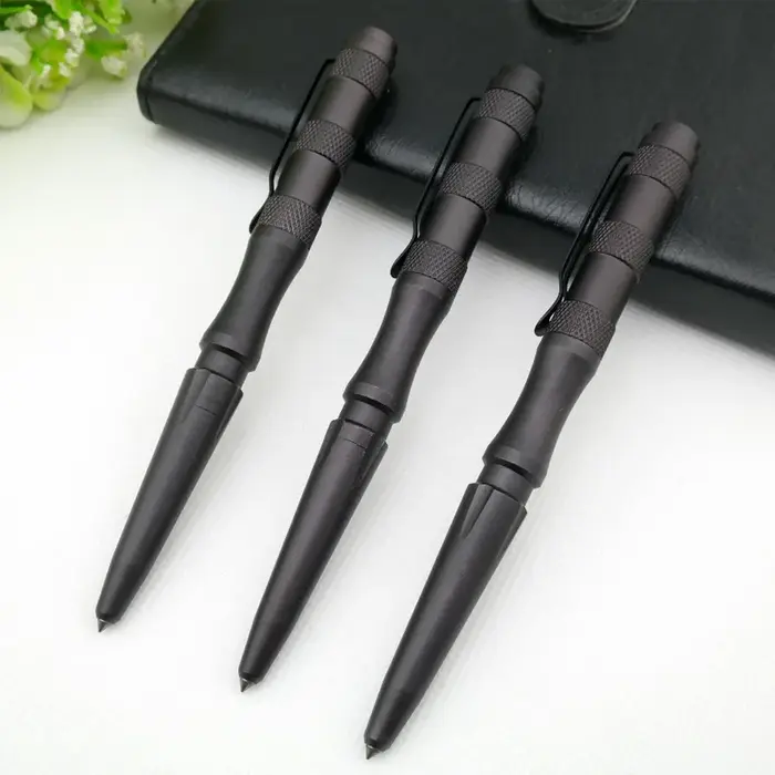 Stylo d'autodéfense à tête en acier au tungstène EDC, fournitures de protection de sécurité, outil d