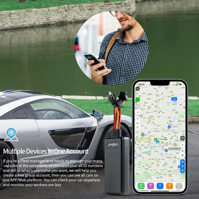 SinoTrack 4G GPS tracker ST-906L pour dispositif de suivi de véhicule de moto de voiture avec puissa