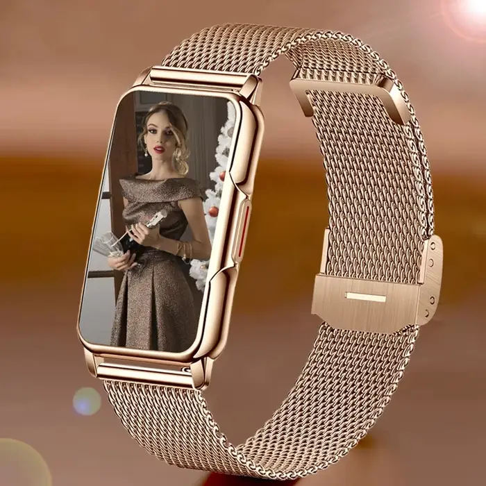 Bracelet connecté Android iOS femme homme monitoring fréquence cardiaque étanche 20+ modes sport + cadeau