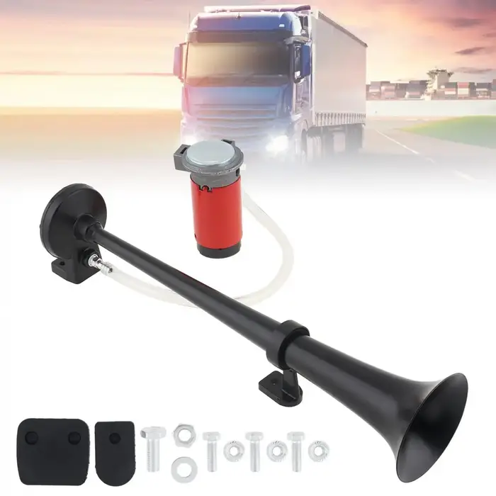 Trompent simple super forte avec compresseur, klaxon pneumatique, camion, bateau, train, camion, 17 