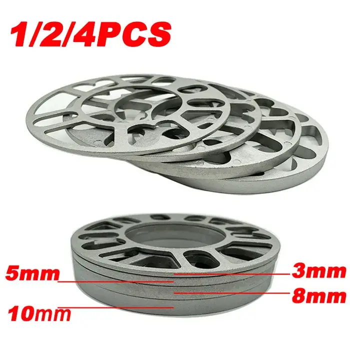 1/2/4 pièces 3/5/8/10mm universel voiture roue entretoise cale plaque Auto adaptateur joint pour 4x1