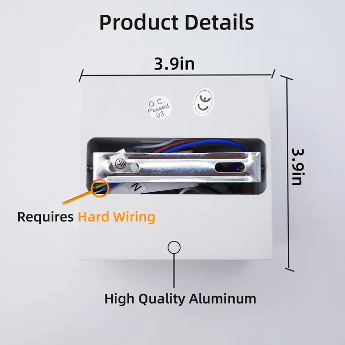 Appliques murales LED 6W lampe d'intérieur moderne blanc haut vers le bas lumières murales pour la m