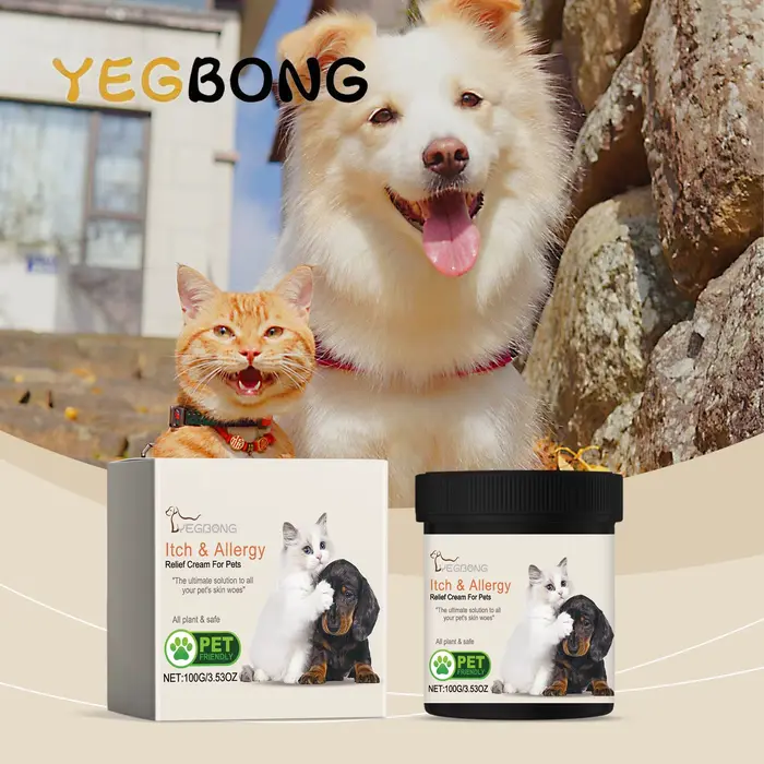 YEGBONG 100g crème de soin de la peau des animaux de compagnie hypoallergénique soulagement apaisant