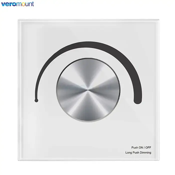 Skydance 2.4G RF gradation sans fil Panl télécommande 1 2 4Zone bouton tactile support mural rotatif