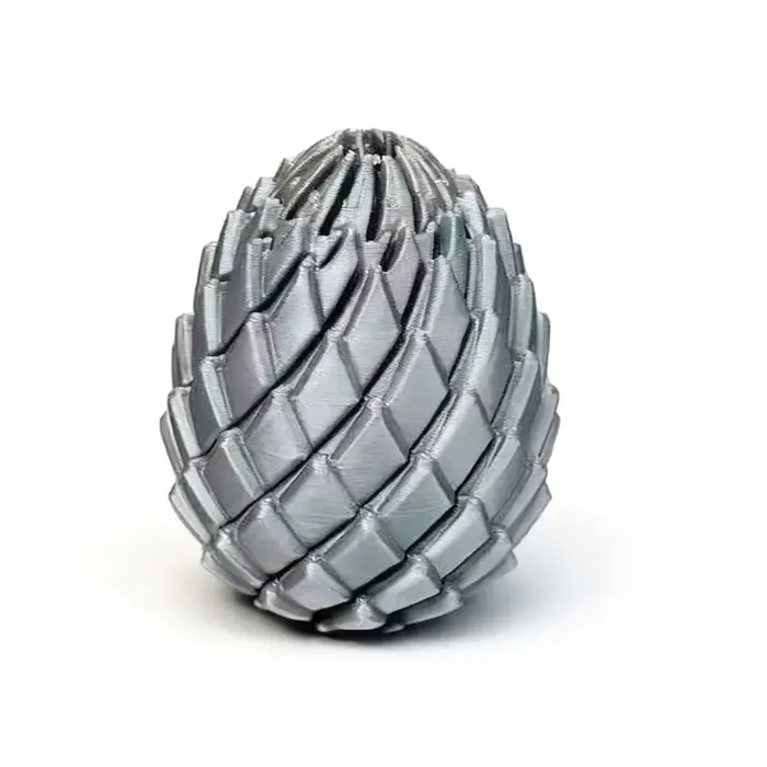 Modèle d'œuf de dragon imprimé en 3D pour soulager le stress, œuf torsadé déformable, gadget créatif