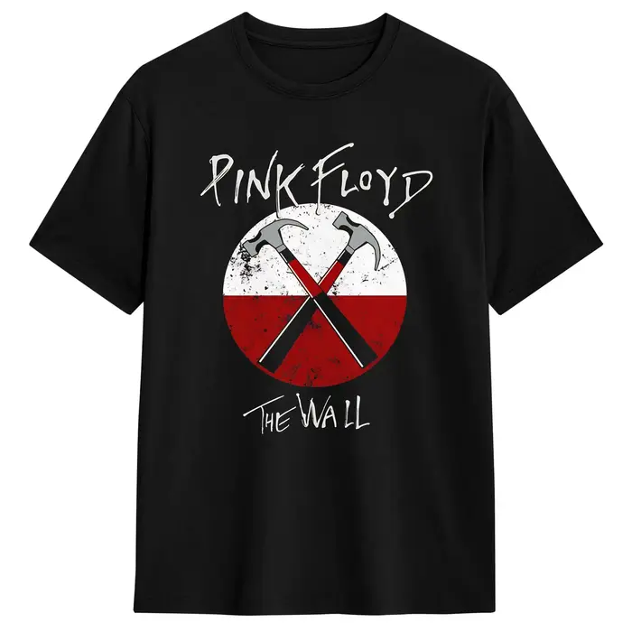 T-shirts pour hommes P-Pink Floyds Hammer Pink, hauts 100% coton, t-shirt Vintage à manches courtes 