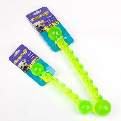Bâton de dentition en caoutchouc pour chiens, jouet à mâcher hypoallergénique, jouet de nettoyage des dents, flottant pour chiens, jouet d'entraînement pour chiots et chiens grandes occasions