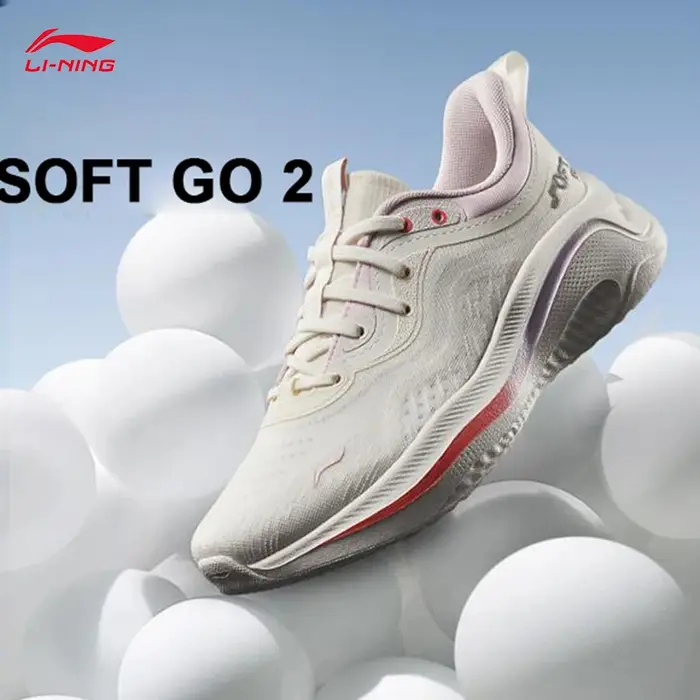 LI-NING SOFT GO 2 WMS femmes doux confortable chaussures décontractées à la mode respirant sport cha