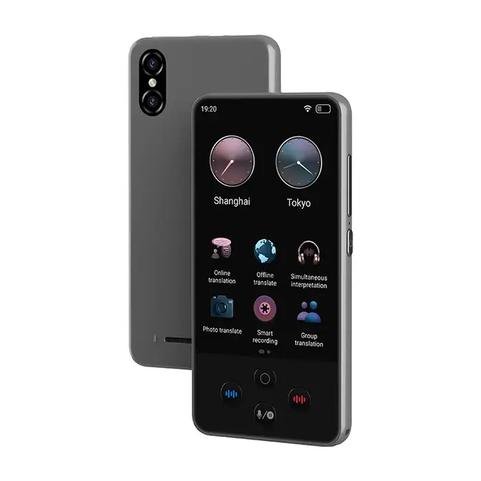 Traducteur vocal S85 pro 138 langues - Appareil traduction hors ligne 8GB avec enregistrement vidéo