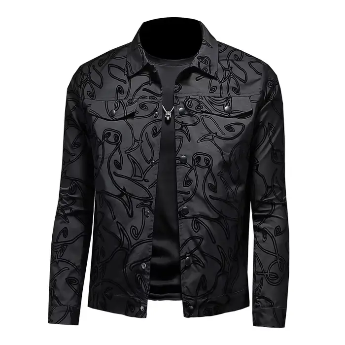 Blouson aviateur flocage de luxe pour hommes, manteau d'affaires décontracté, veste mince, robe à bo