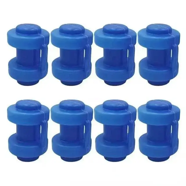 Embout de protection pour Trampoline, 8 pièces, bleu, pour poteaux en filet, étanche, Durable, sécur