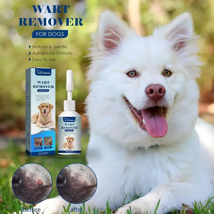 Dissolvant de verrues naturelles pour chien
