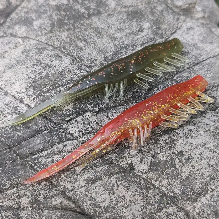 Appât en silicone souple pour la pêche au bar et au brochet, ver de mer, leurre de pêche à la roche,