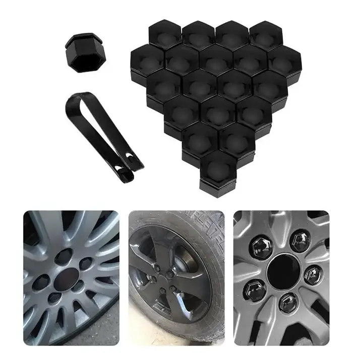 Chaud! Bouchons d'écrou de roue de voiture, 20 pièces, 22/21/19/17mm, couvercles de Protection, anti