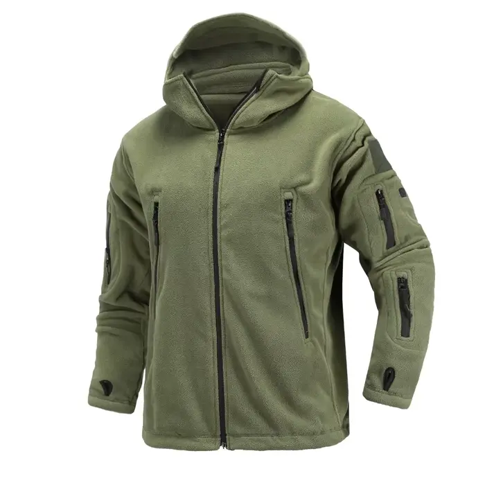 Chasse randonnée US militaire hiver thermique polaire tactique veste Sports de plein air manteau à capuche