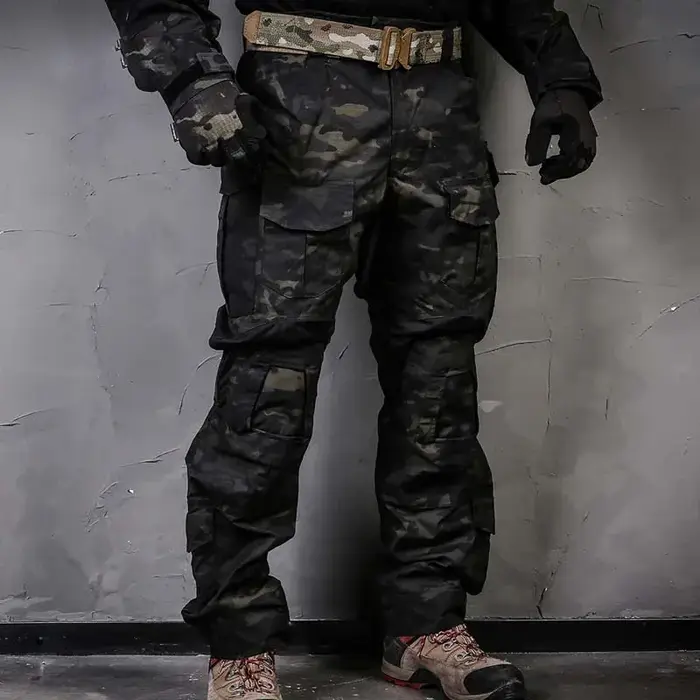 Pantalon tactique chasse AUKU G3 camouflage multicam imperméable pour tir entraînement et duty homme