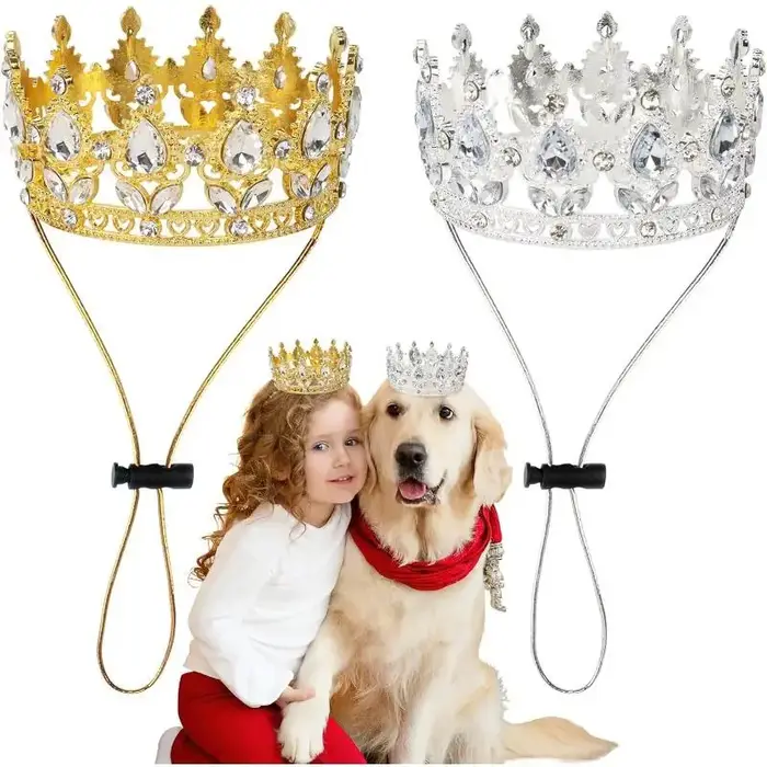Chapeau couronne amusant pour animaux de compagnie
