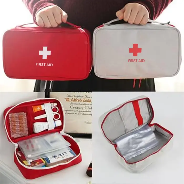 Trousse de premiers secours, sac de survie d'urgence, sac à main Durable pour traumatologie, fourre-tout de sauvetage Compact, sac de rangement de médicaments Portable