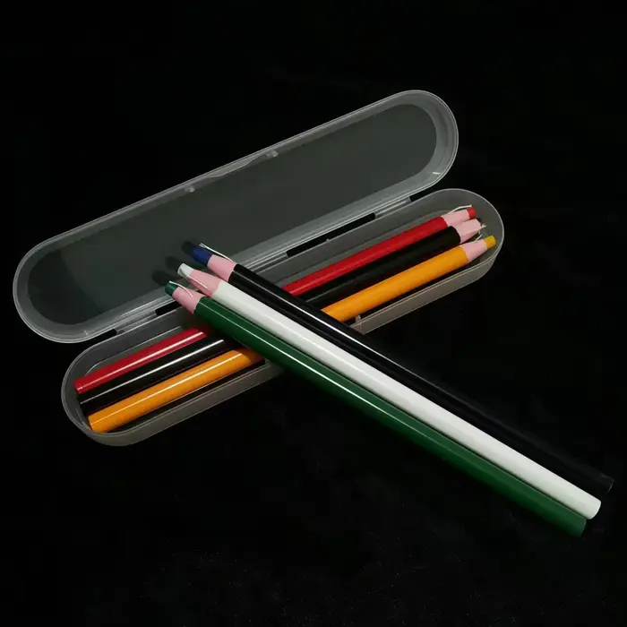 Stylos de marquage pour tissu/cuir pour vêtements, 6 pièces, marqueur de couture sur mesure, rouleau