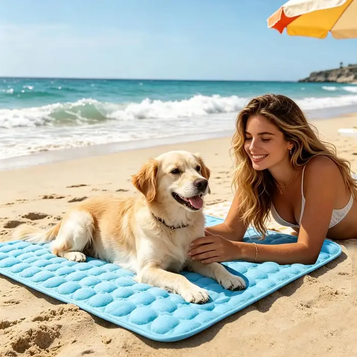 Tapis rafraîchissant pour chien