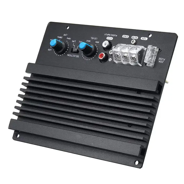 Carte d'amplificateur de voiture mono universelle, audio, injuste, automobile, caisson de basses sté