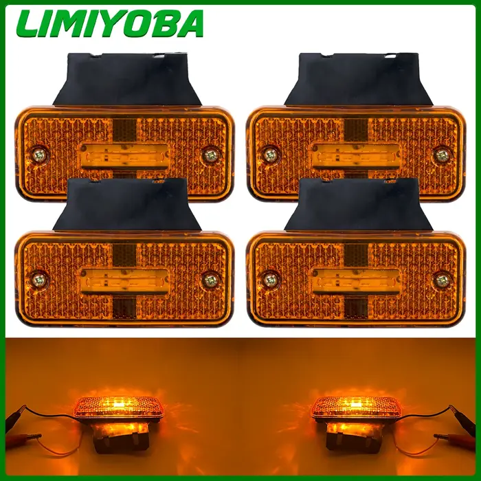 10/8/6/4 pièces 12V 24V feu de position latéral LED feux externes de voiture feu arrière d'avertisse