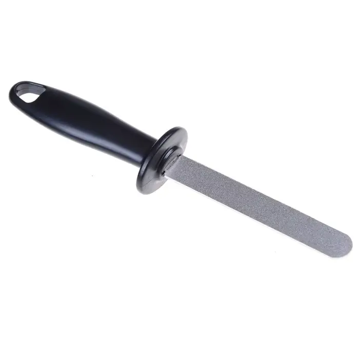 Outil d'affûtage de couteaux en métal à poignée antidérapante pour couteau de cuisine gilette et ciseaux Sharpeners pour cuisine durable et efficace