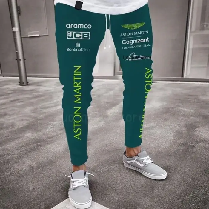 Fernando Alonso 2026 hommes femme unisexe pantalons d'été Aston Martin course costume d'entraînement