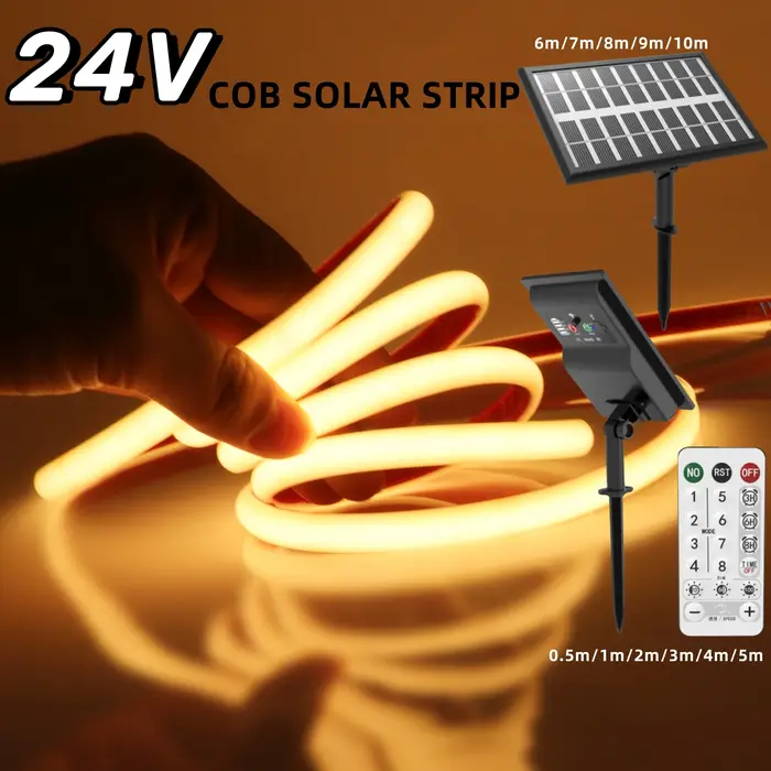 Bandes solaires néon COB 24V