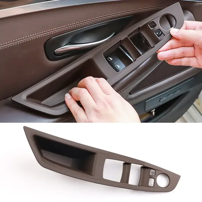 Pour BMW 2011-2017 5 séries F10 F18 F11 poignée de porte de voiture panneau protecteur tirer revêtem