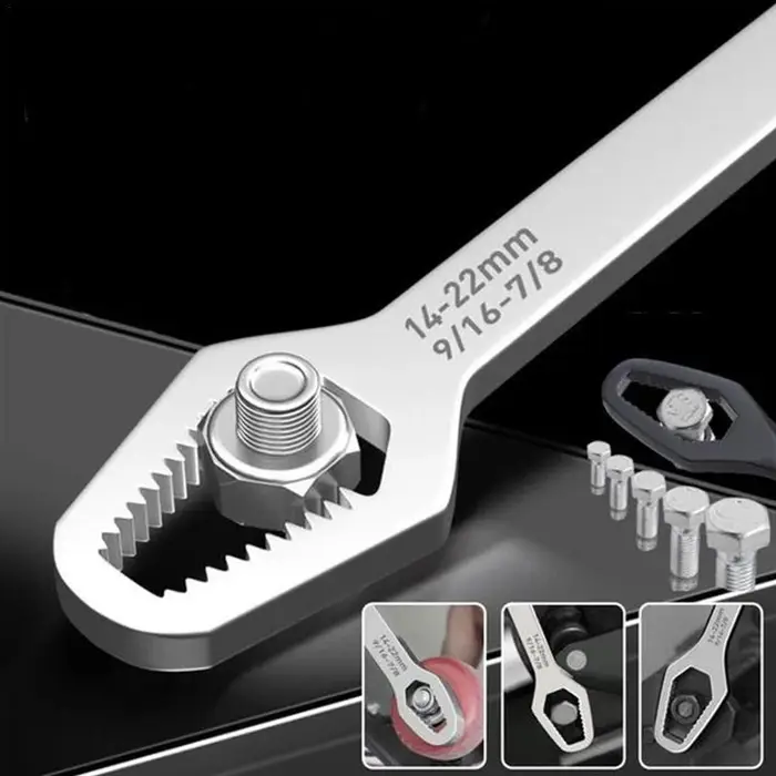 Clé Torx universelle 8-22mm à serrage automatique, réglable, à lunettes, planche à clés Torx à Doubl