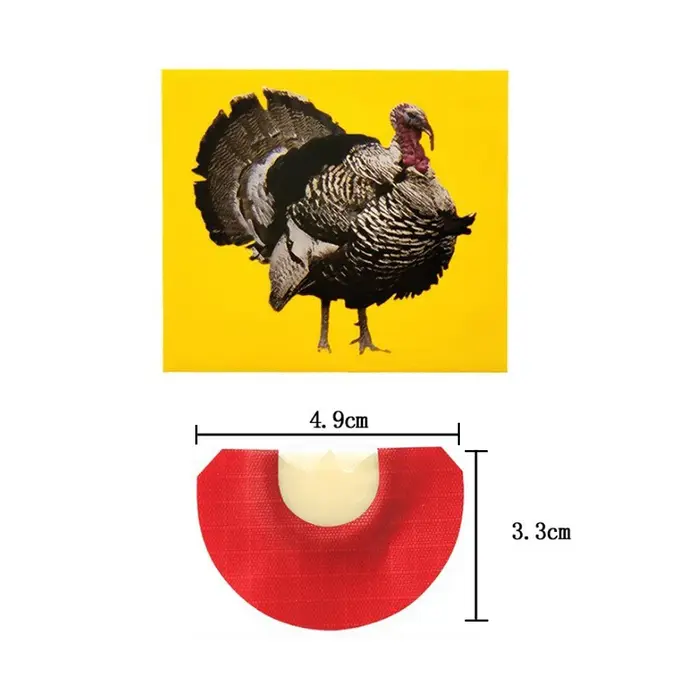 Sifflet de chasse à la dinde à diaphragme, accessoire de chasse portable pour l'extérieur, 1 couleur aléatoire