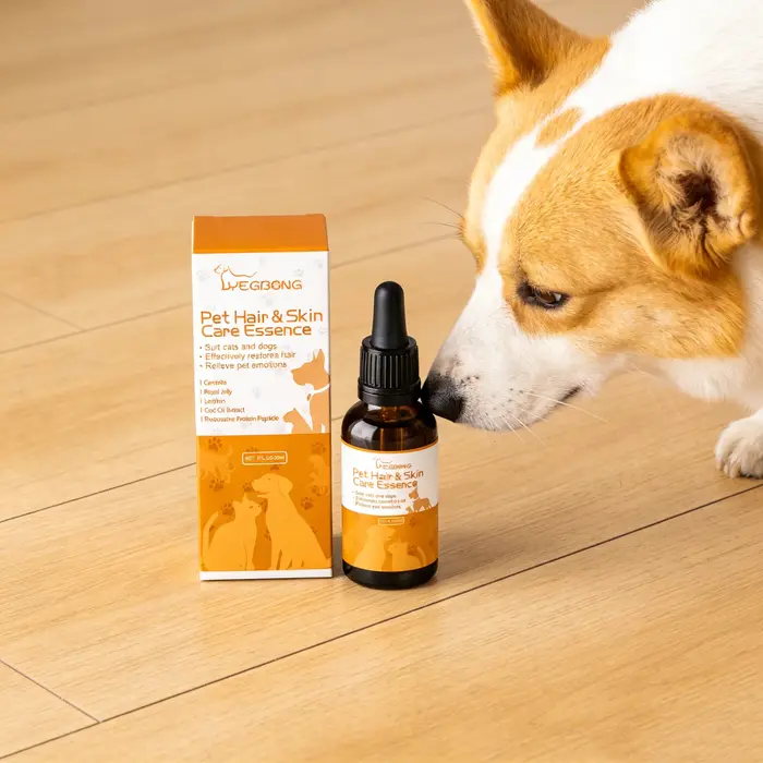 Sérum Nourrissant pour Poils de Chien Yegbong – Gouttes Hydratantes