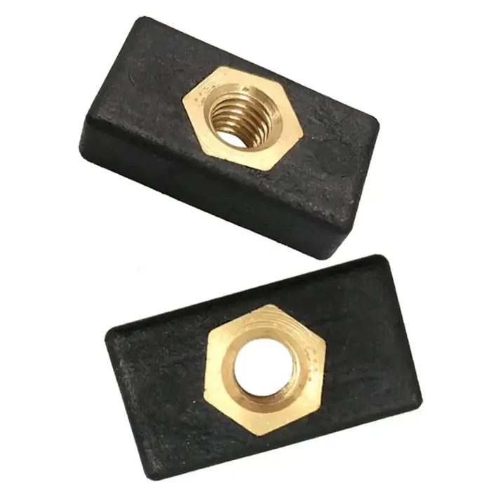Rail coulissant à montage latéral pour Kayak, 2/6/8 pièces, support pour canne à pêche, Base de mont