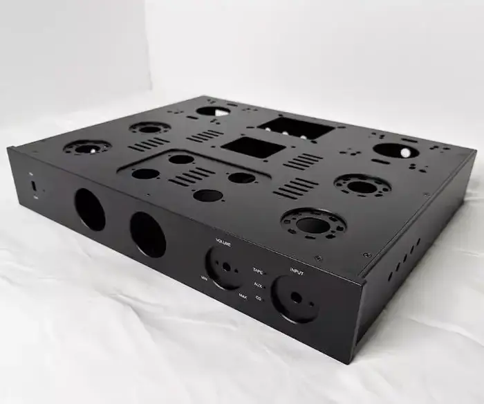 Châssis push-pull tout en aluminium - Boîtier de préampli en alliage d'aluminium, châssis audio HiFi
