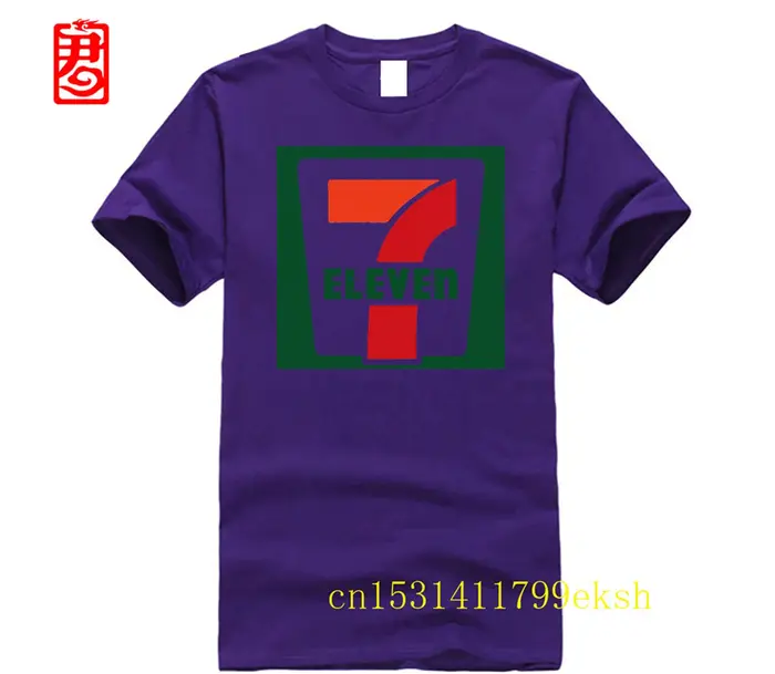 Dépanneur supermarché employés sept onze t-shirt marque de mode t-shirt hommes nouveau